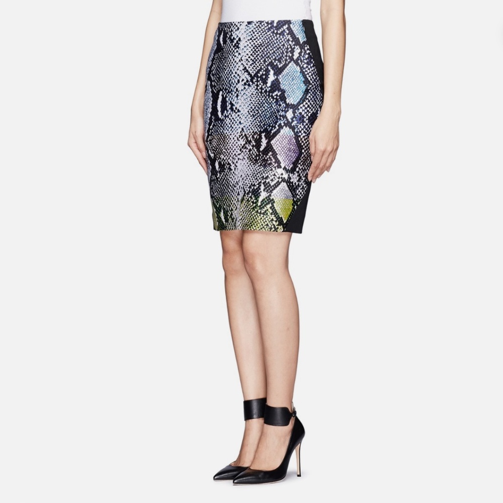 Von Furstenberg Mae Mikado Python Print Pencil Sk… - image 1